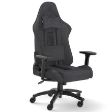 Corsair TC100 RELAXED Gaming Chair - Fabric Black/Black(Cuscino Grigio)