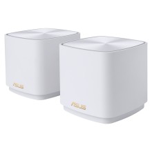 Asus ZenWiFi XD4 Plus (W-2-PK) Mesh WiFi 6 AX1800 System (2 pezzi) - Bianco