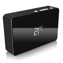 Icy Box IB-PBa5000 Power Bank 5.000mAh con Orologio/Sveglia - Nero