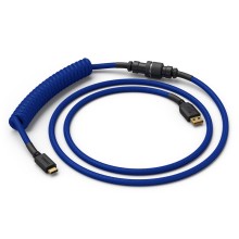 Glorious PC Gaming Race Coiled Cable, cavo a spirale da USB-C a USB-A - 1.37 m - Blu